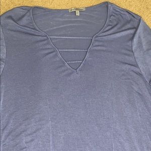 Cute V-neck Charlotte Russe Top